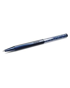 Swarovski Blue Lacquered Octagon Shape Crystalline Ballpoint Pen