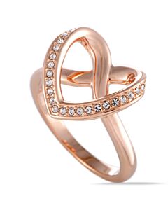 Swarovski Cupidon Rose Gold Plated Crystal Ring