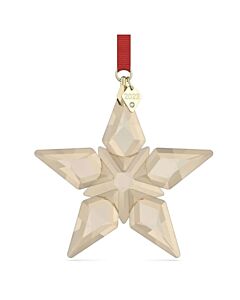 Swarovski Gold-Tone Crystal Annual Edition Festive Star Ornament 2023