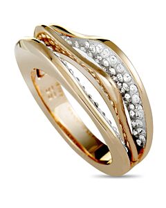 Swarovski Hilly Rose Gold Plated Crystal Ring