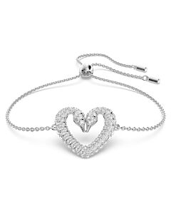 Swarovski Ladies Una Heart White Bracelet