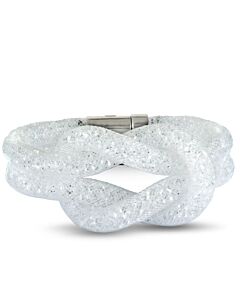 Swarovski Stardust White Crystal Knot Bracelet 5184175 S  Small