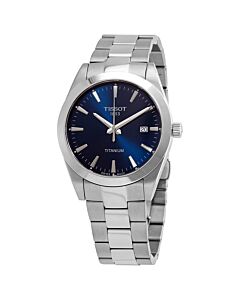 Men's Titanium Titanium Blue Dial Watch