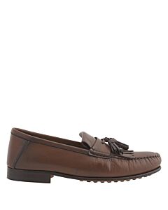 Tods Men's Fringe And Tassel Leather Loafers