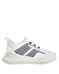 Tods Men's White Mesh-Panelled Low-Top Sneakers