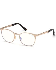 Tom Ford 50 mm Shiny Rose Gold Eyeglass Frames
