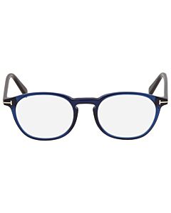 Tom Ford 50 mm Transparent Blue Eyeglass Frames