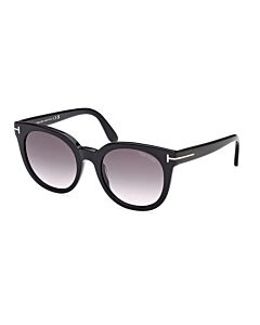 Tom Ford 53 mm Shiny Black Sunglasses
