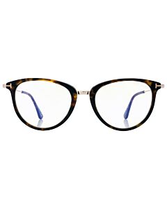 Tom Ford 55 mm Shiny Black/Crystal Eyeglass Frames