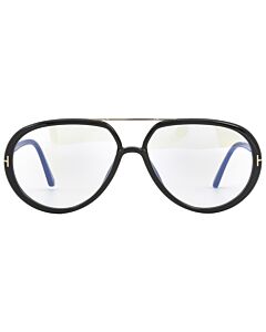 Tom Ford 57 mm Shiny Black Eyeglass Frames