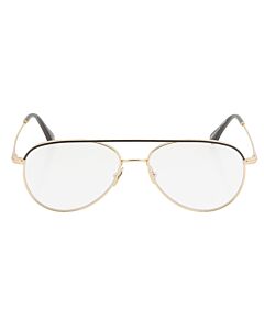Tom Ford 57 mm Shiny Deep Gold Eyeglass Frames