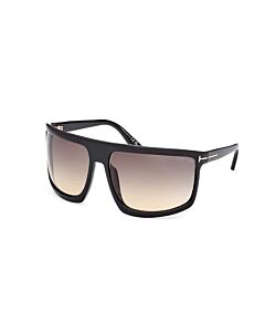Tom Ford Clint 68 mm Shiny Black Sunglasses