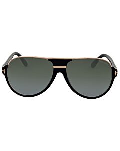 Tom Ford Dimitry 59 mm Shiny Black/Rose Gold Sunglasses