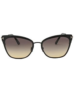 Tom Ford Faryn 56 mm Shiny Black Sunglasses