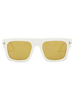 Tom Ford Fausto 53 mm Shiny Ivory Sunglasses
