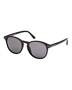Tom Ford Lewis 53 mm Shiny Black Sunglasses