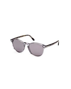 Tom Ford Lewis 53 mm Shiny Grey Sunglasses