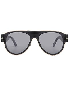 Tom Ford Lyle 58 mm Shiny Black Sunglasses