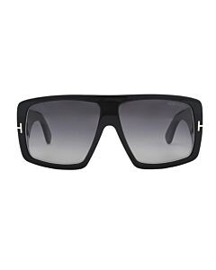 Tom Ford Raven 60 mm Shiny Black Sunglasses