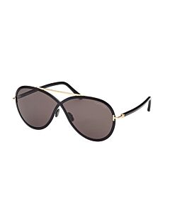Tom Ford Rickie 65 mm Shiny Black Sunglasses
