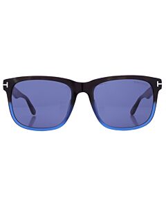Tom Ford Stephenson 56 mm Gradient Havana To Blue Sunglasses