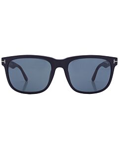 Tom Ford Stephenson 56 mm Matte Black Sunglasses