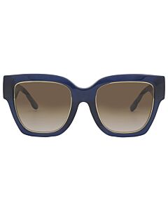 Tory Burch 52 mm Transparent Navy Sunglasses