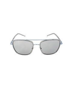 Tory Burch 55 mm Shiny Light Blue;Transparent Sunglasses