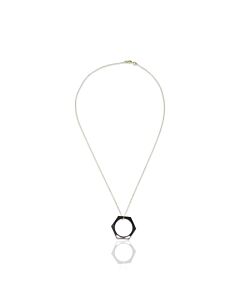 Tresorra 18K Yellow Gold Hexagon Black Onyx Ring/NecklaceRing Size: 5.75Length: 16 inches