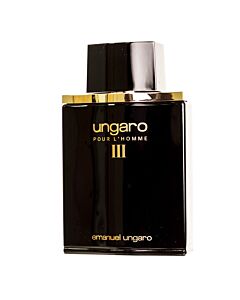 Ungaro Men's pour L'Homme III EDT Spray 3.4 oz (Tester) Fragrances 8034097954252