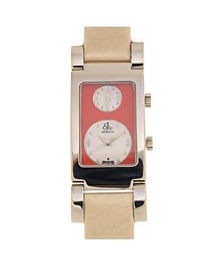 Unisex Angel Leather Red Dial Watch