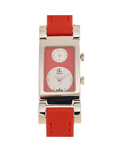 Unisex Angel Leather Red Dial Watch