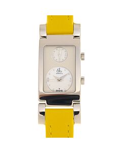 Unisex Angel Leather White Dial Watch