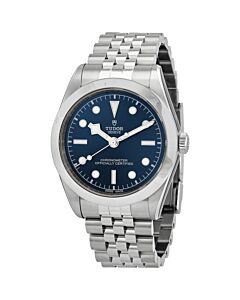 Unisex Black Bay 39 Stainless Steel Blue Dial Watch