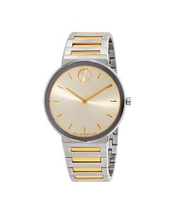 Unisex Bold Horizon Stainless Steel Taupe Dial Watch