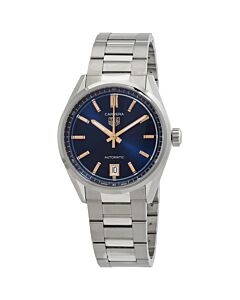 Unisex Carrera Stainless Steel Blue Dial Watch