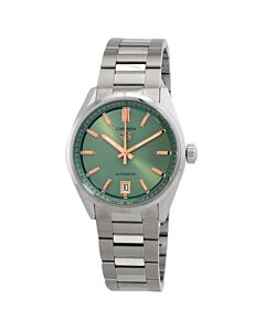 Unisex Carrera Stainless Steel Green Dial Watch