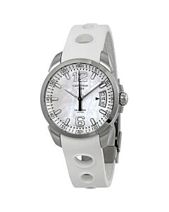 Men's DS Rookie Rubber White Mother of Pearl Dial