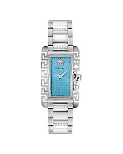 Unisex Flair Gent Stainless Steel Blue Dial Watch
