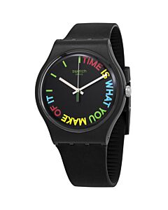 Unisex FREETID (Bio-Sourced) Silicone Black Dial Watch