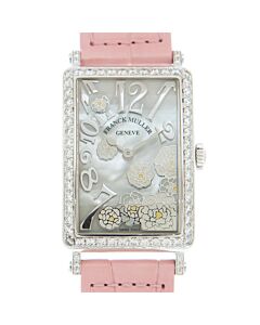 Unisex Long Island Alligator White Mother of Pearl Dial Watch