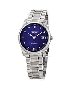 Unisex Master Collection Stainless Steel Blue Dial Watch