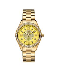 Unisex Mondrian 34 Stainless Steel Gold-tone Dial Watch