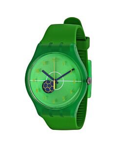 Unisex Originals Entusiasmo Silicone Green Dial Watch