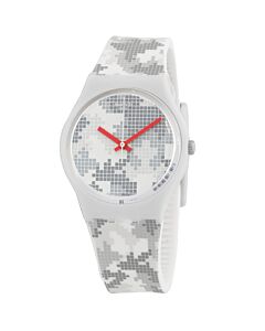 Unisex Pixelise Me Silicone Multicolored Dial Watch