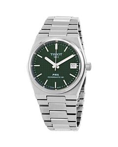 Unisex PRX Stainless Steel Green Dial Watch