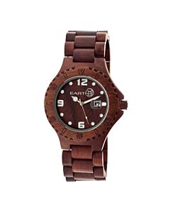 Unisex Raywood Eco-Friendly Wood Red Dial