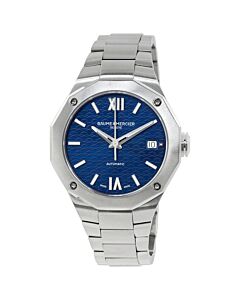 Unisex Riviera Stainless Steel Blue Dial Watch