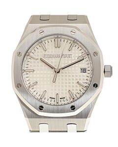 Unisex Royal Oak Stainless Steel Silver-tone Dial Watch