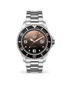 Ice-Watch-ICE-steel---Black-sunset-silver---Medium---3H-016768-Unisex-Watches